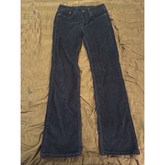 Levi's 514 Black Corduroy Straight Leg Five Pockets Pants Men's Size W28X L32 ! - Picture 1 of 8